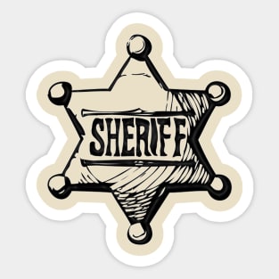 Western Era - Sheriff Badge 2 Sticker